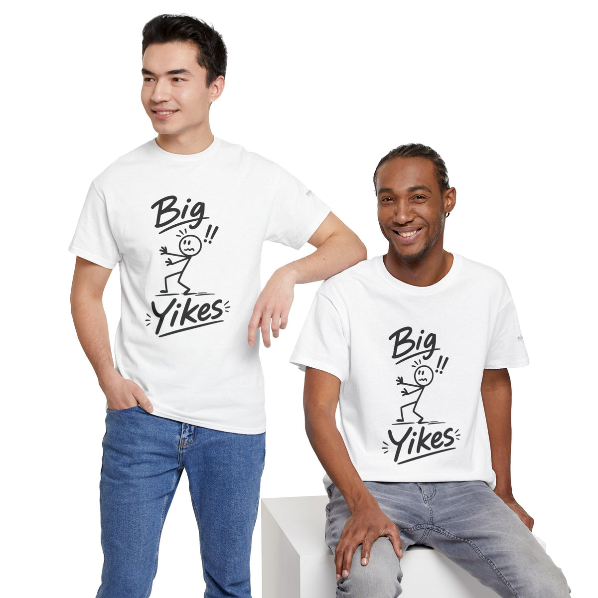 "Big Yikes Tee" — Funny Graphic Cotton T‑Shirt