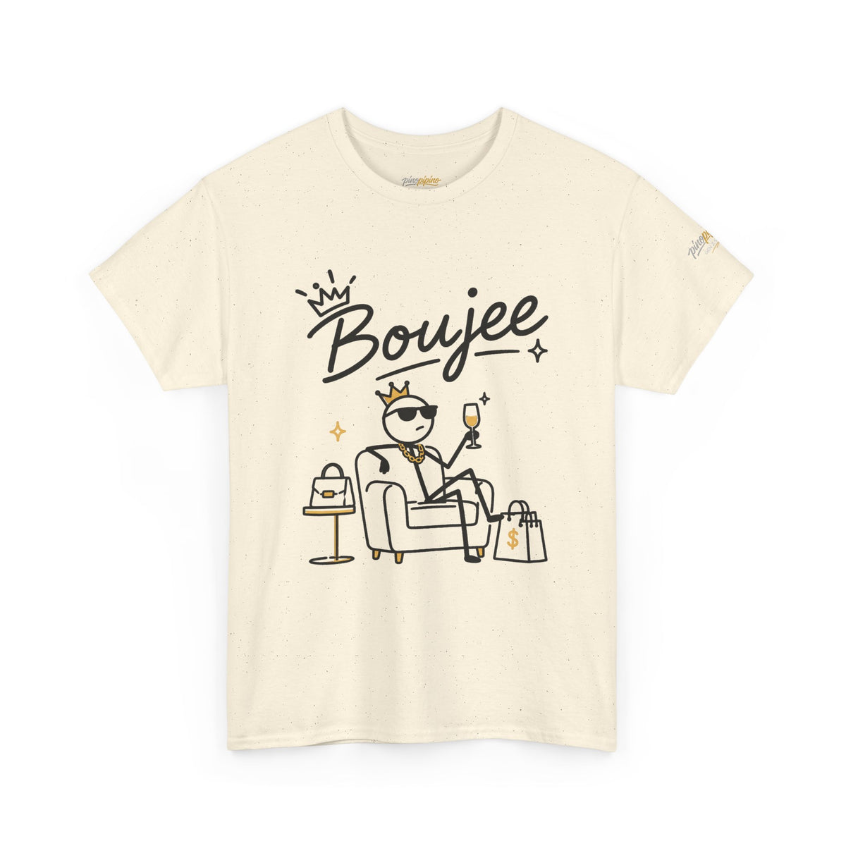 "Boujee" Tee — Graphic Luxury Lifestyle T‑Shirt