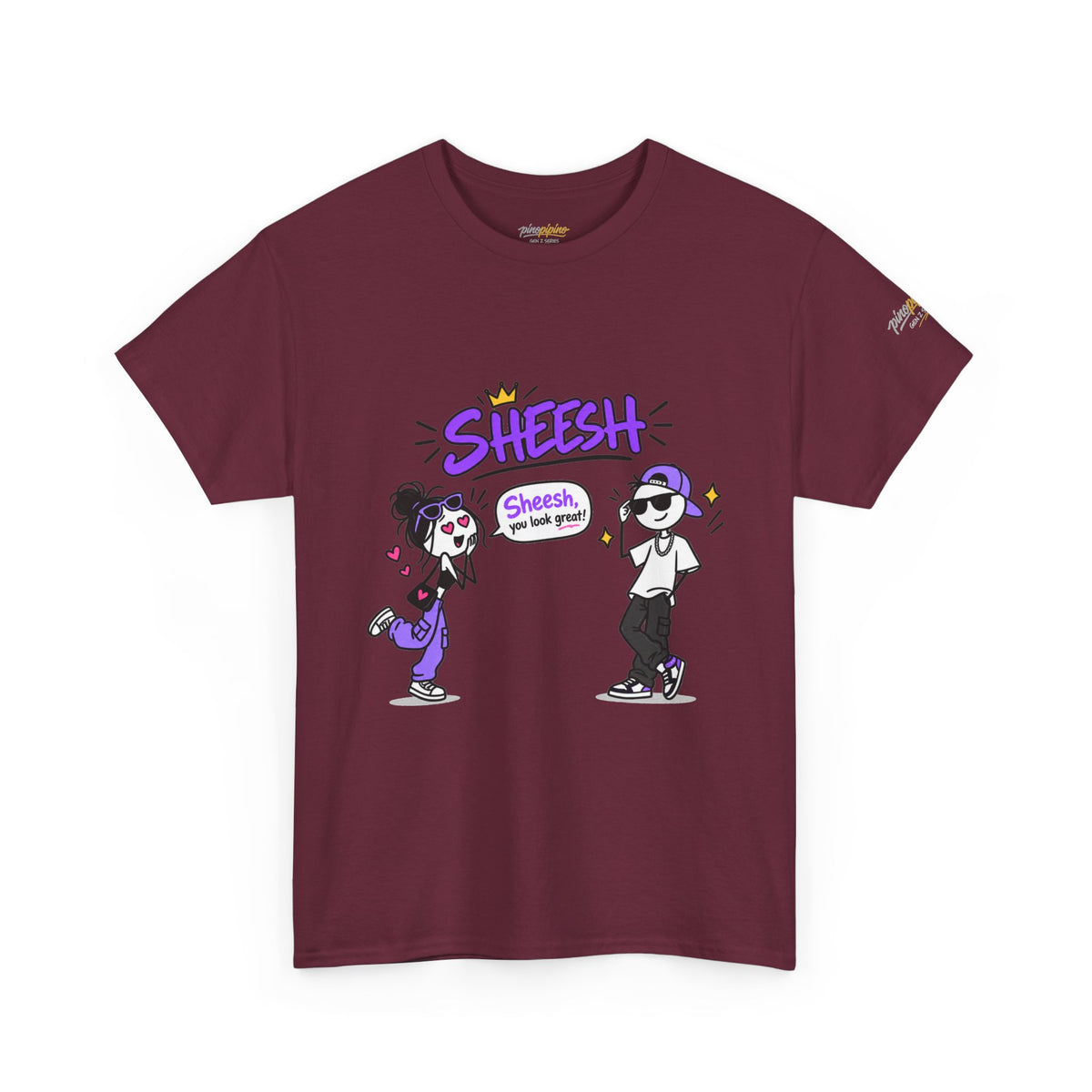 "Sheesh" Cartoon Tee — Funny Retro Graphic T-Shirt