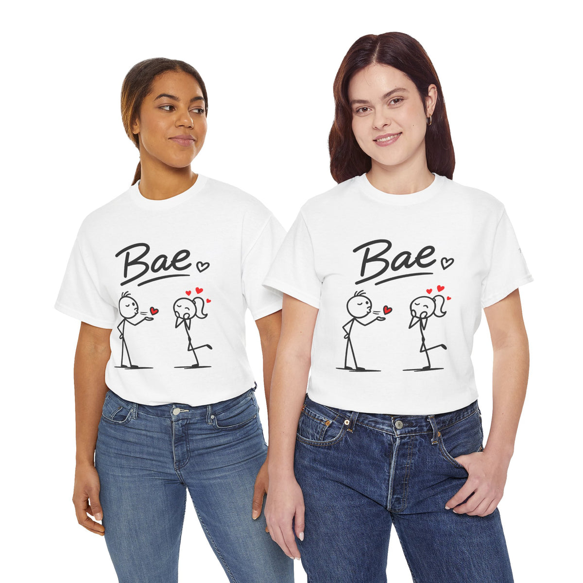 "Bae" Love Stick Figure T-Shirt