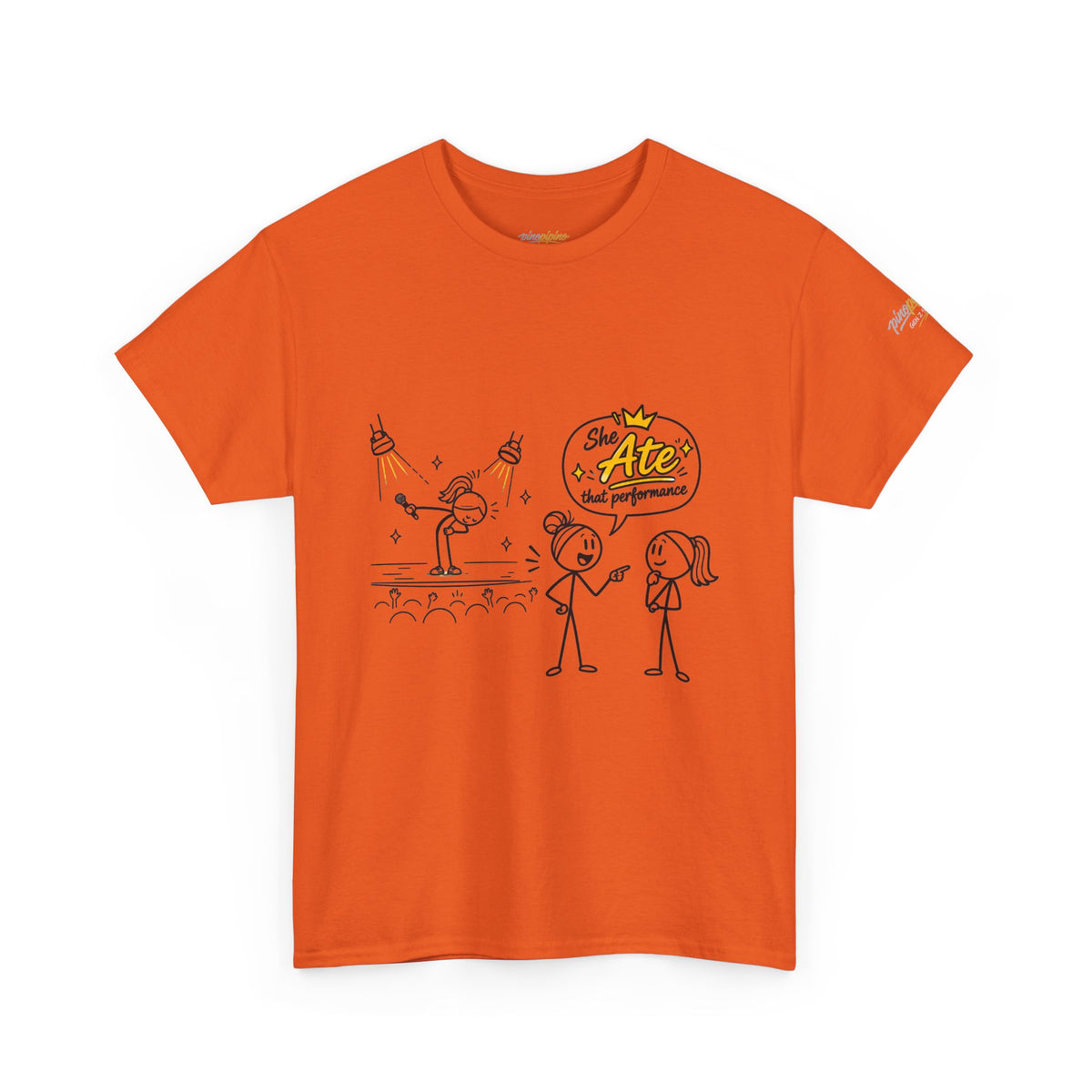 "Ate" Gen Z Slang - Stick Figure Tee