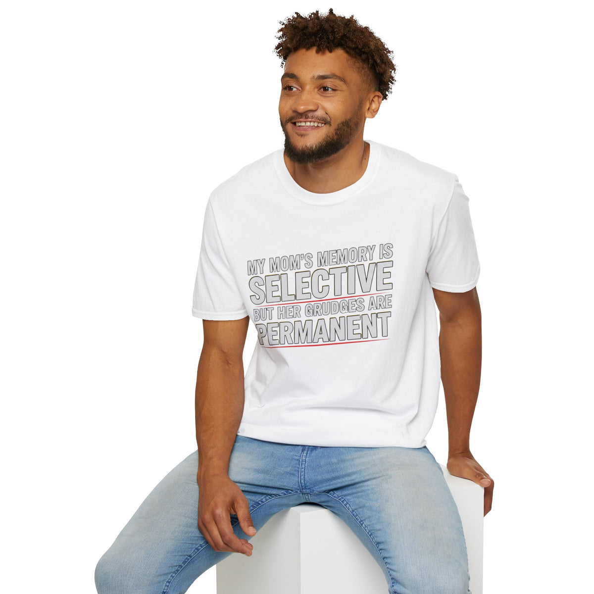 "My Mom’s Memory Is Selective But Her Grudges Are Permanent" Funny Tee