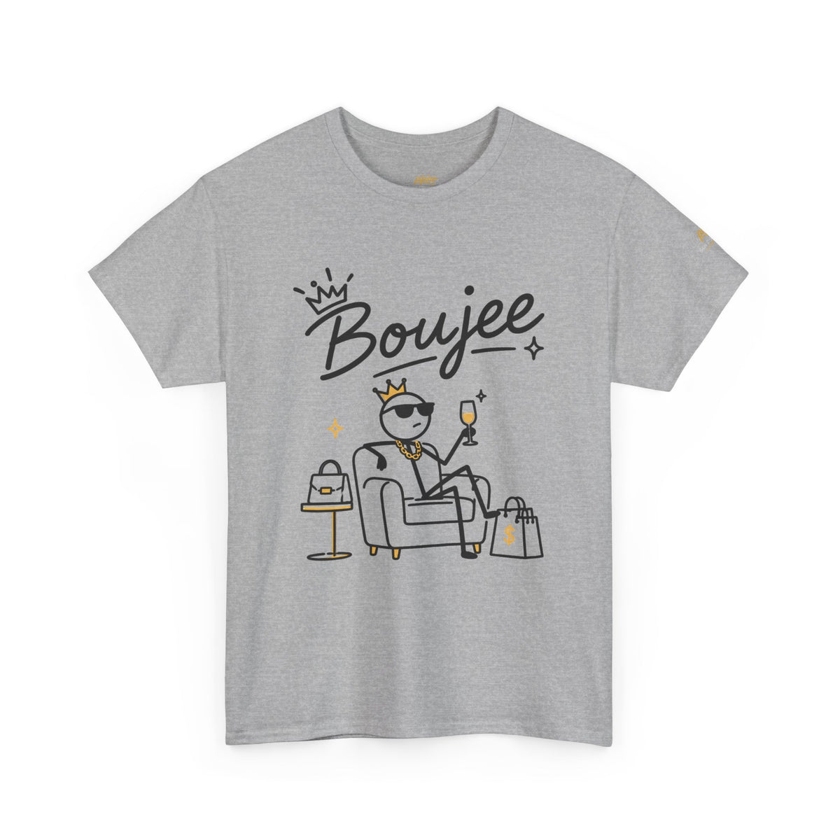 "Boujee" Tee — Graphic Luxury Lifestyle T‑Shirt