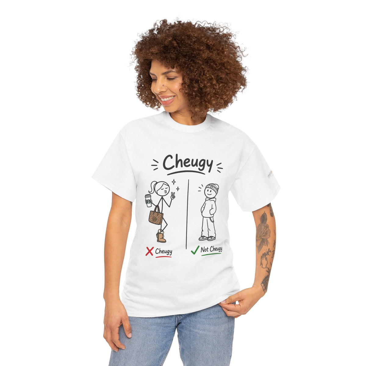 Cheugy vs Not Cheugy Graphic Tee