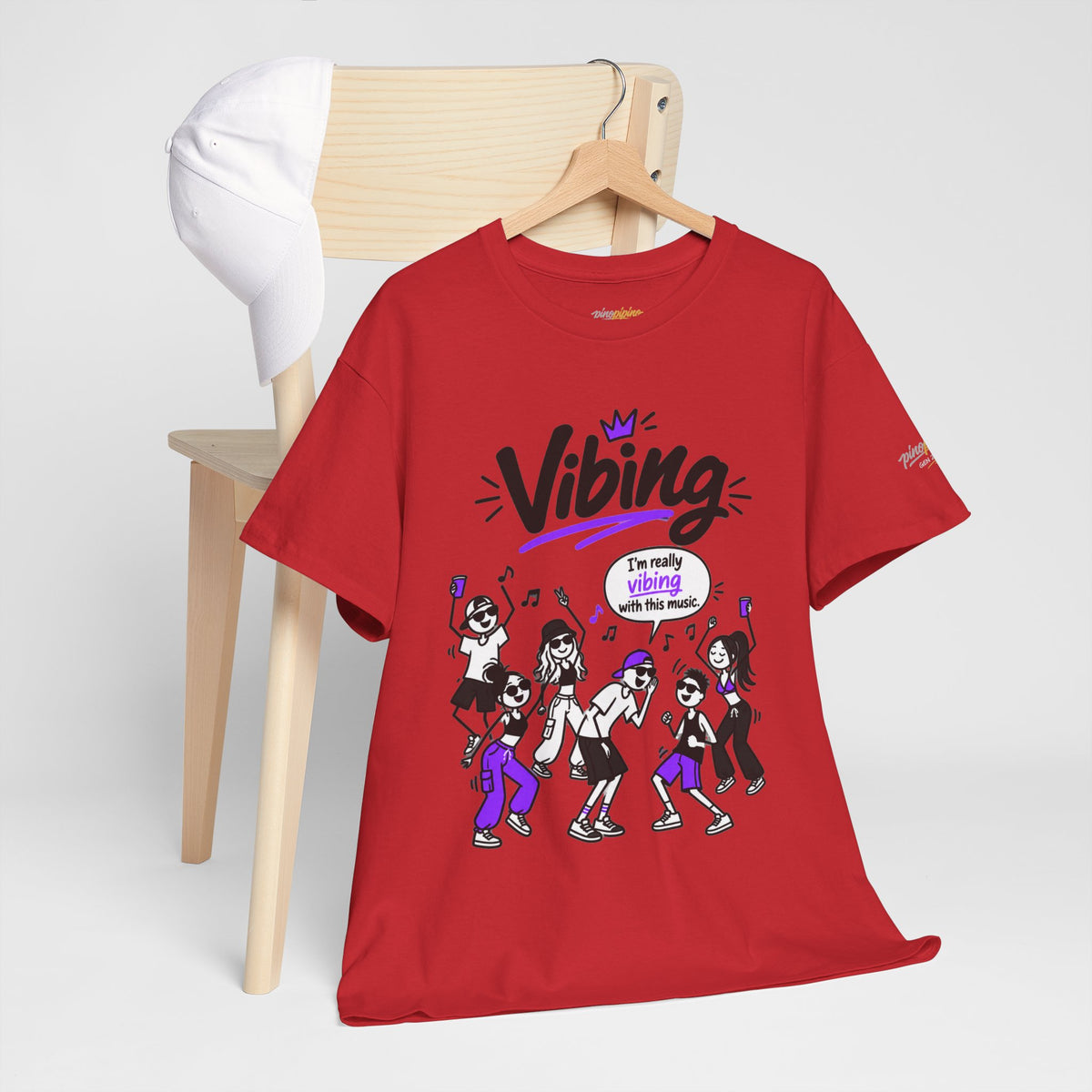 Vibing Dance Party Tee — "I'm Really Vibing" Graphic T-Shirt