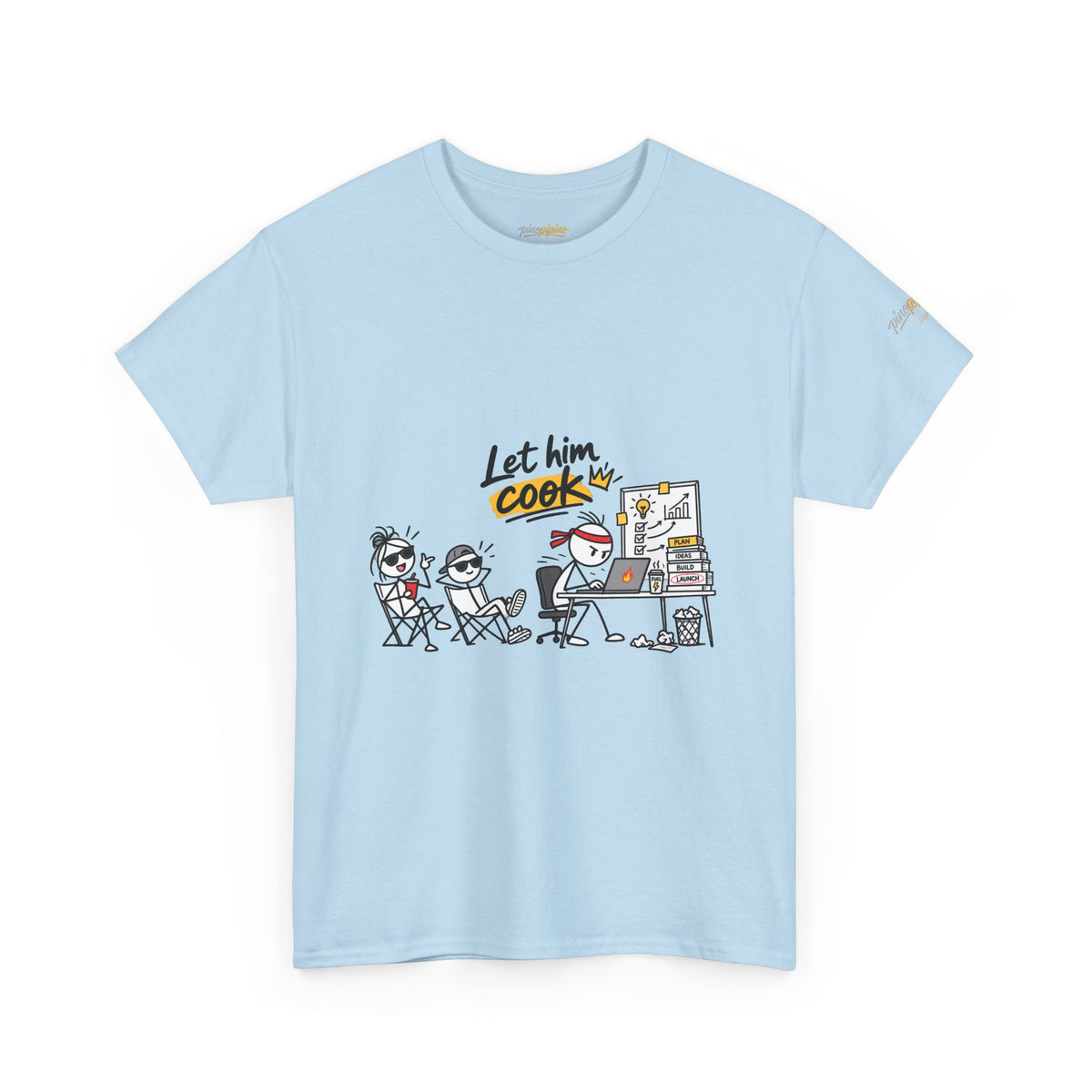 "Let Him Cook" Cartoon Graphic Tee
