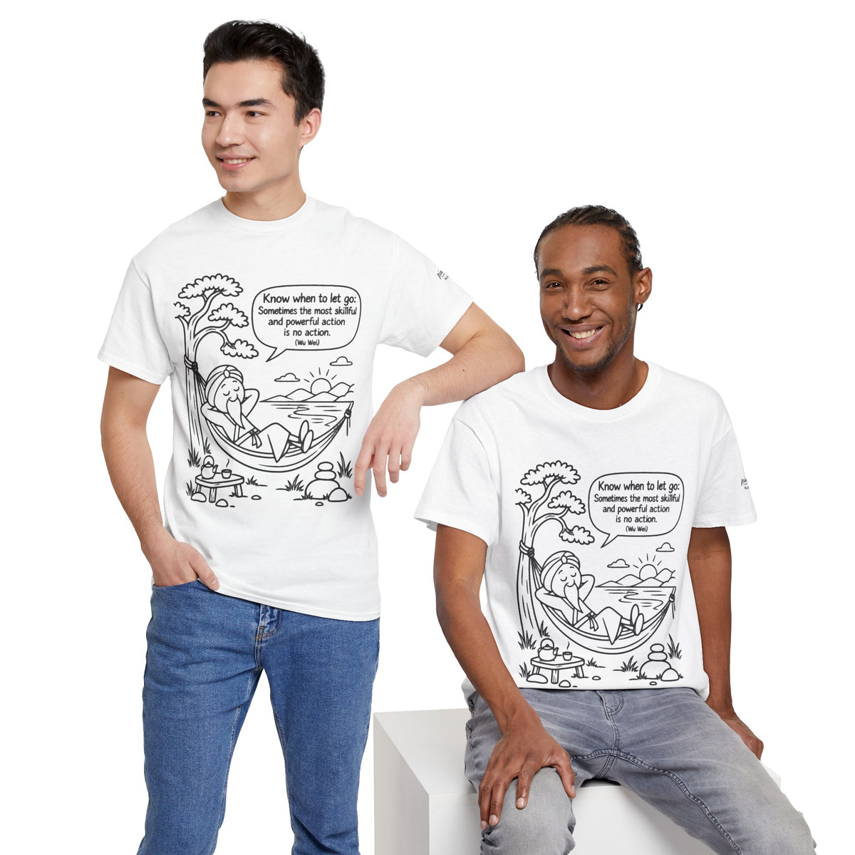 "Know when to let go" - Relaxing Hammock Graphic T-Shirt