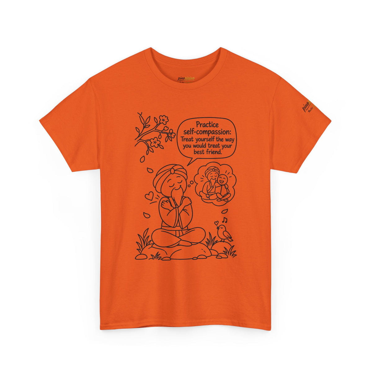 "Practice Self-Compassion" Master Lee's Wisdom Meditation T-Shirt