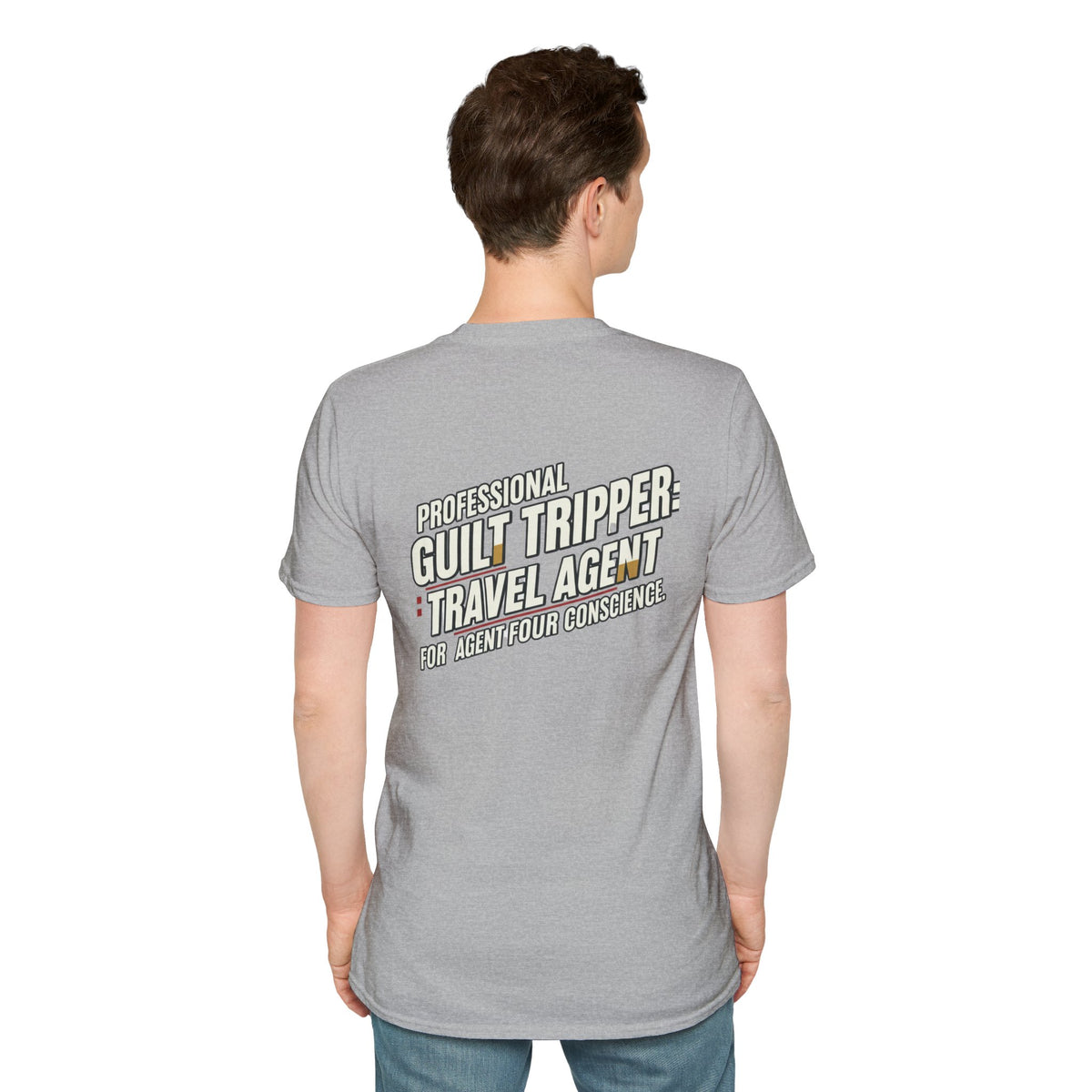 "Professional Guilt Tripper: Travel Agent for Agent Four Conscience" Graphic T-Shirt