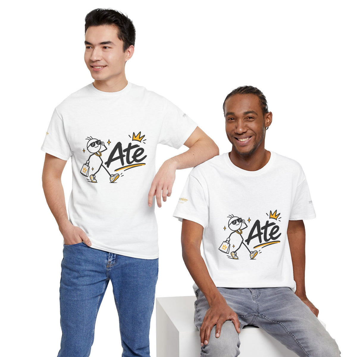"Ate" Stickman Gen Z Slang Tee