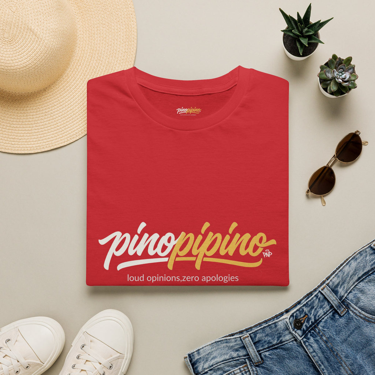 Pinopipino Logo T-Shirt — Retro Script