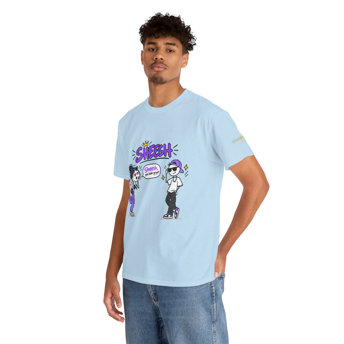 "Sheesh" Cartoon Tee — Funny Retro Graphic T-Shirt
