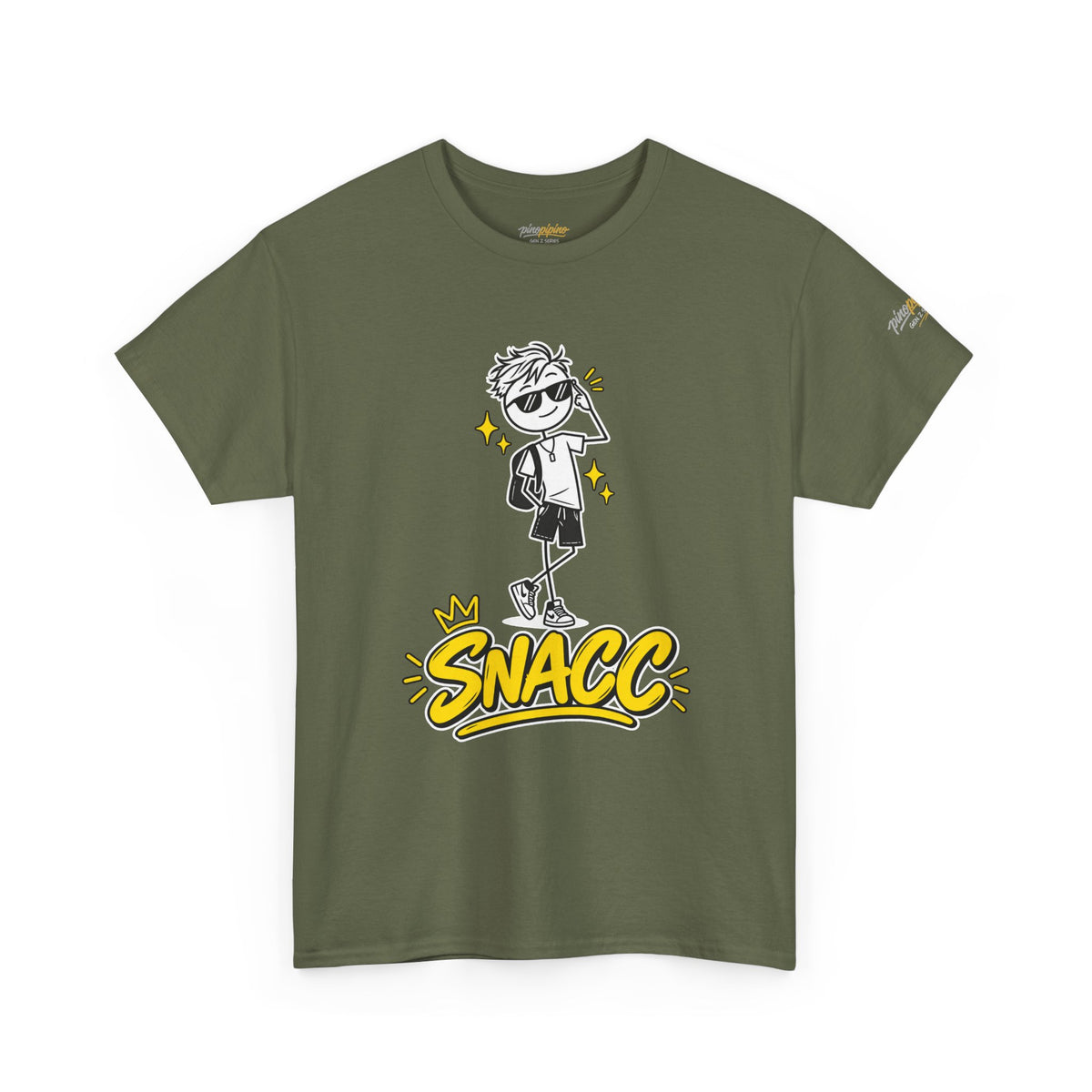 “SNACC” Man Graphic Streetwear Tee