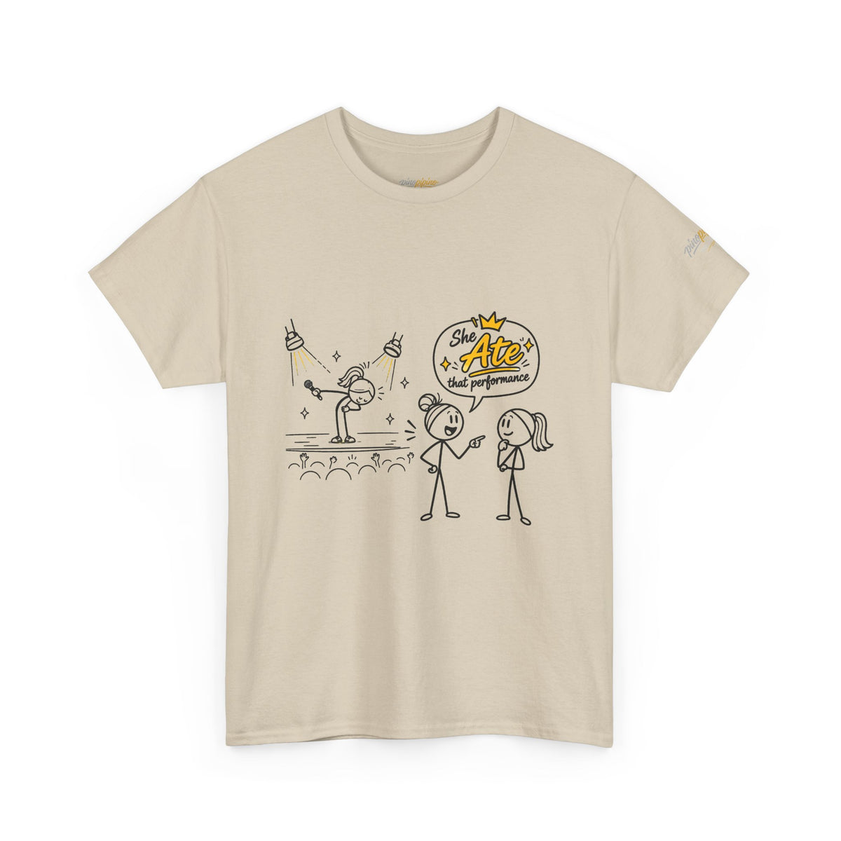 "Ate" Gen Z Slang - Stick Figure Tee