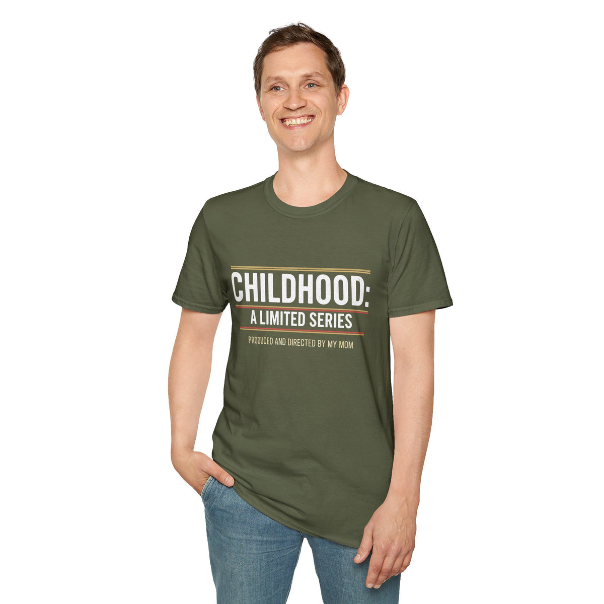 "Childhood: A Limited Series - Produced and Directed by My Mom" Vintage Retro Tee