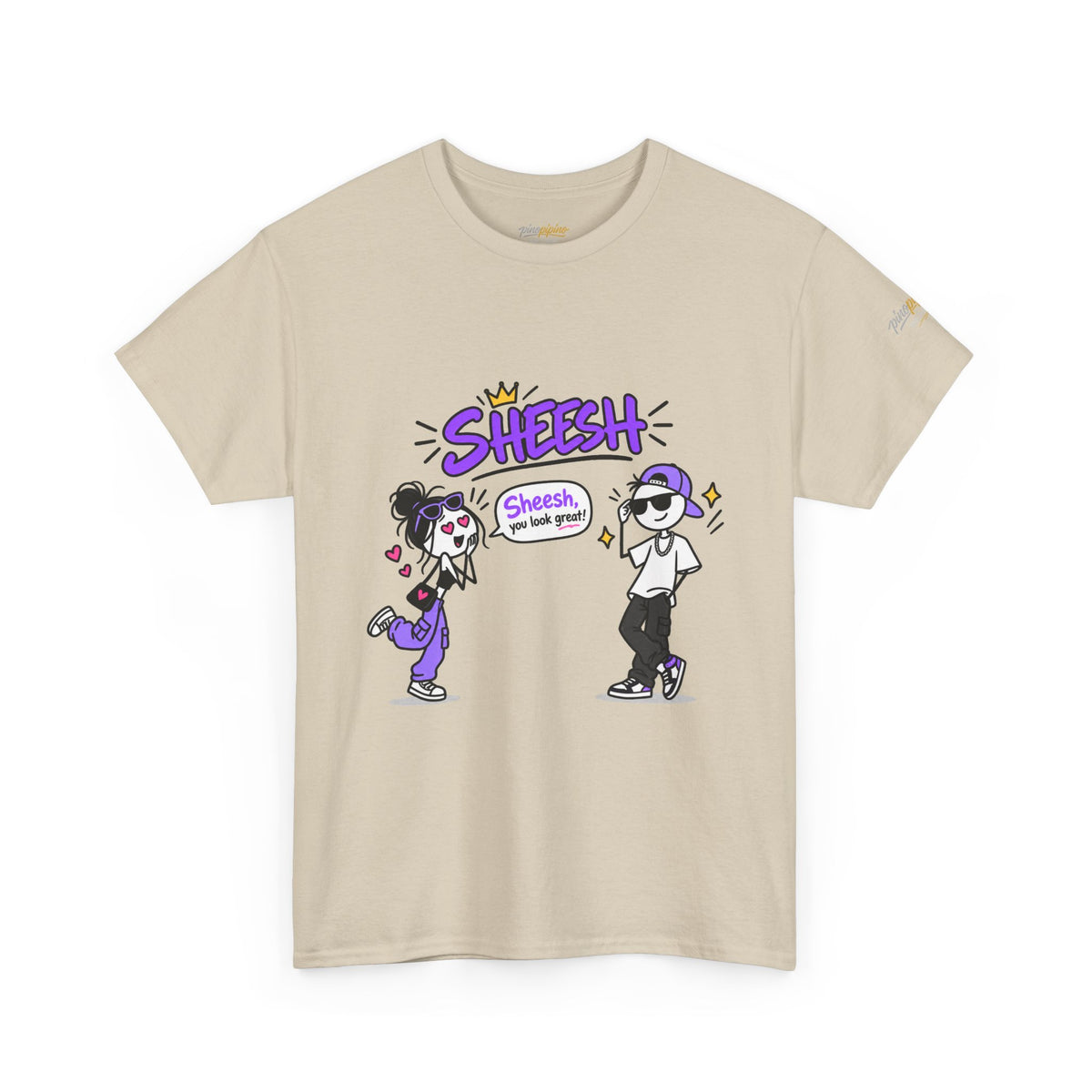 "Sheesh" Cartoon Tee — Funny Retro Graphic T-Shirt