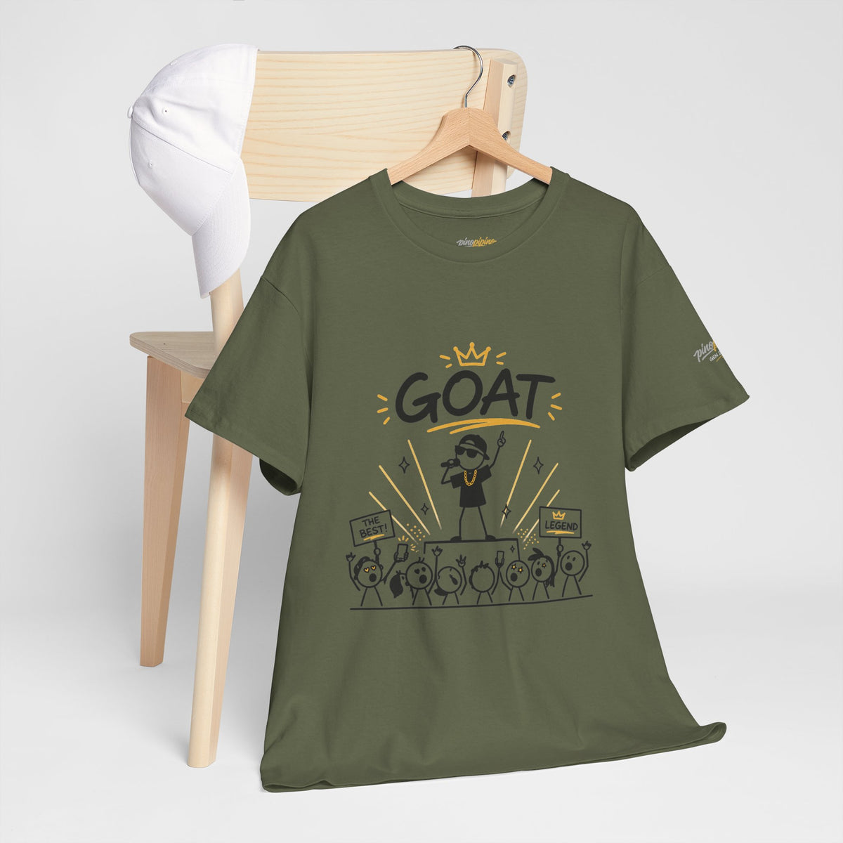 "GOAT" Gen Z Slang Graphic T-Shirt