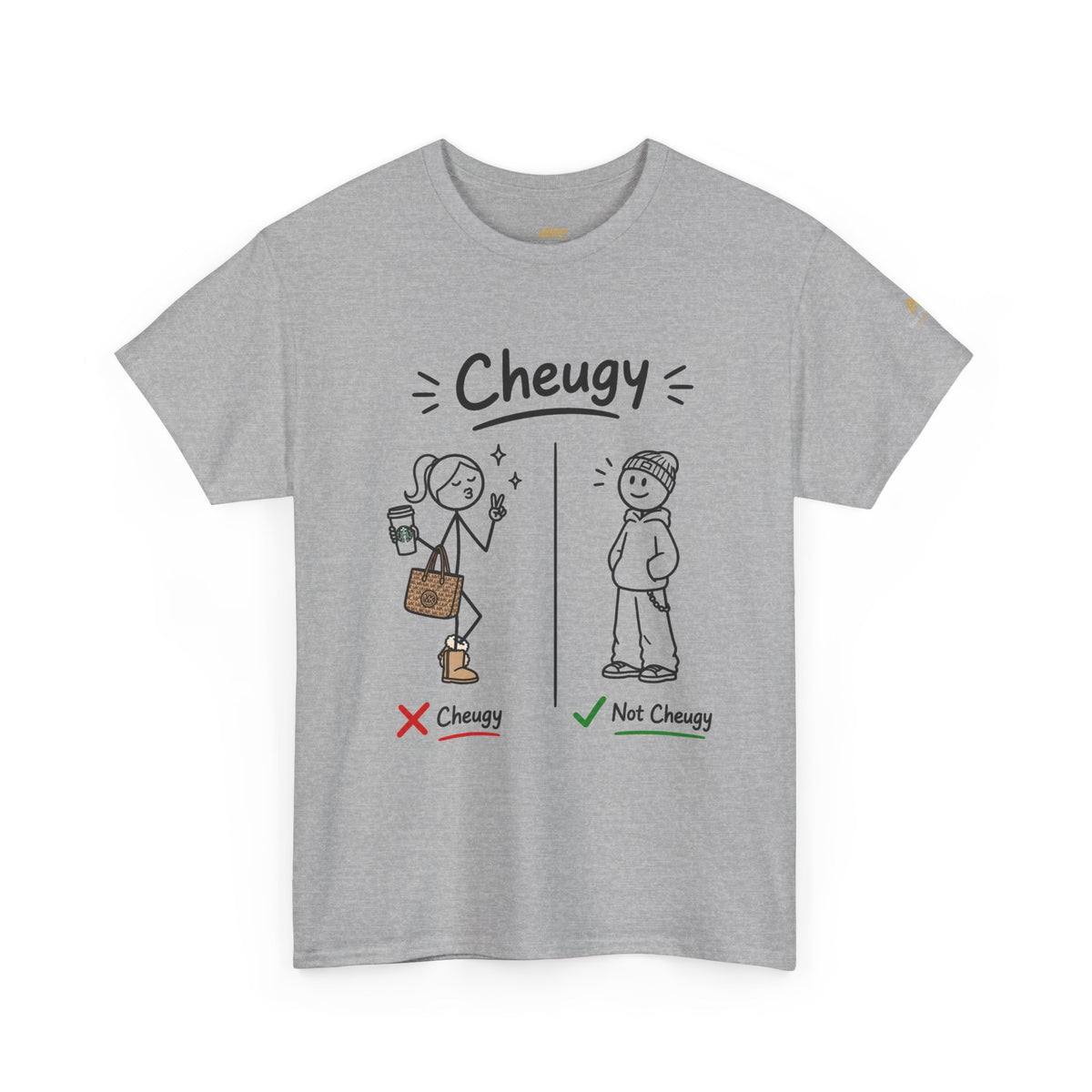 Cheugy vs Not Cheugy Graphic Tee
