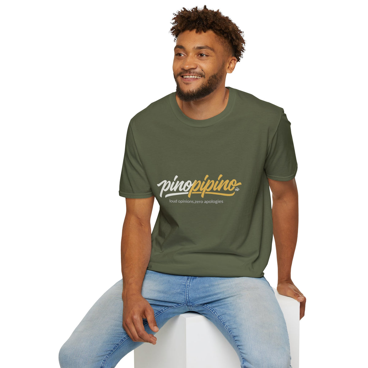 Pinopipino Logo T-Shirt — Retro Script
