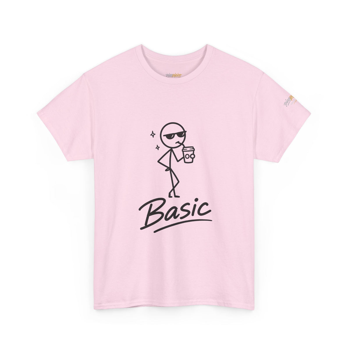 "Basic" Stick Figure Coffee Tee