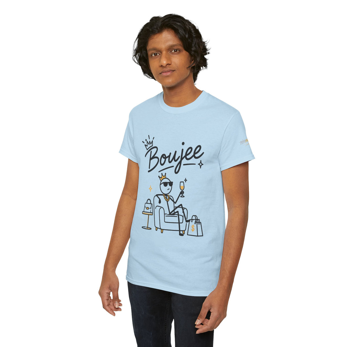 "Boujee" Tee — Graphic Luxury Lifestyle T‑Shirt
