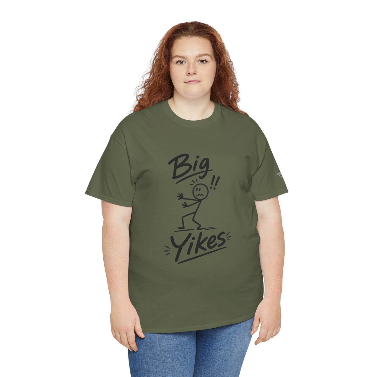 "Big Yikes Tee" — Funny Graphic Cotton T‑Shirt