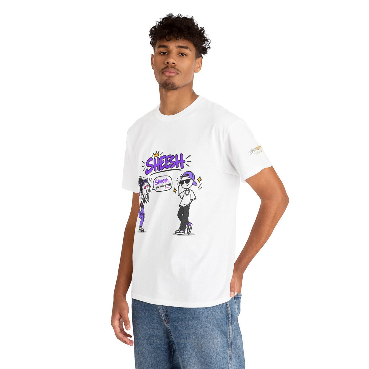 "Sheesh" Cartoon Tee — Funny Retro Graphic T-Shirt