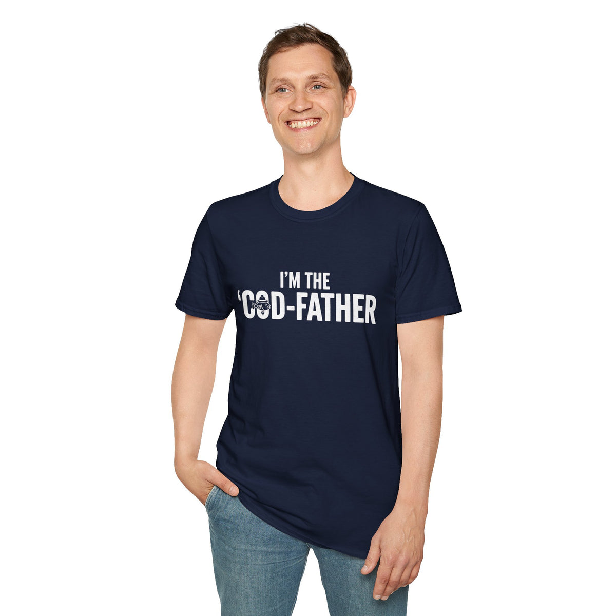 "I'm the 'Cod-Father'" - Funny Fisherman T-Shirt