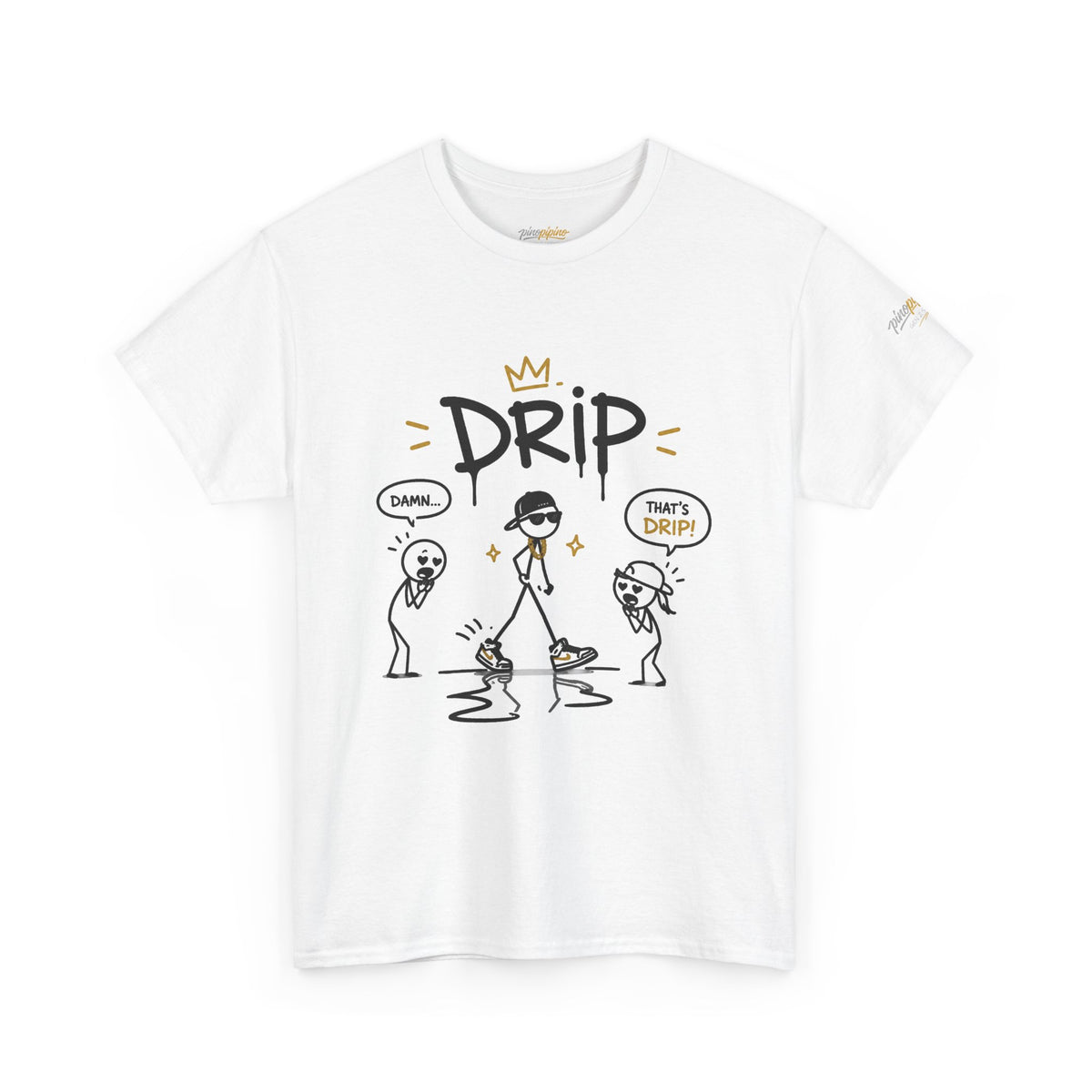 "Drip" Gen Z Slang Funny Stick Figure T‑Shirt