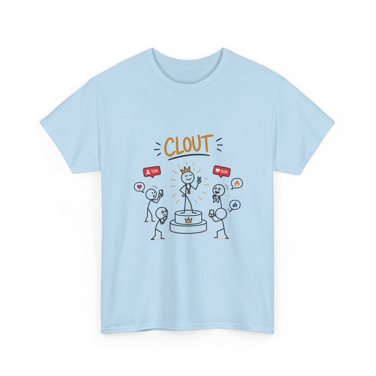 "Clout" Social Media Graphic Tee