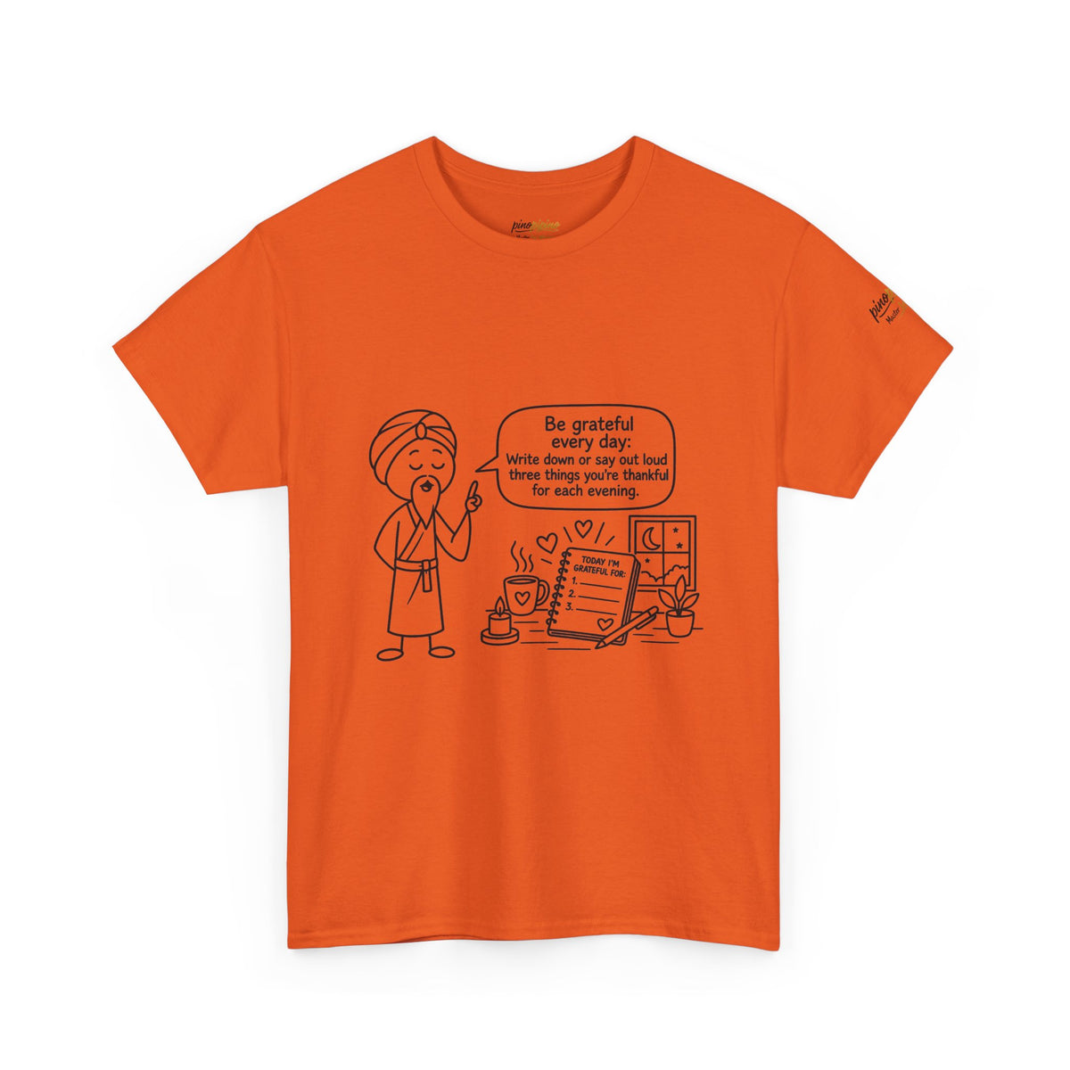 Gratitude Master Lee's Wisdom Tee — "Be grateful every day" Graphic T-Shirt