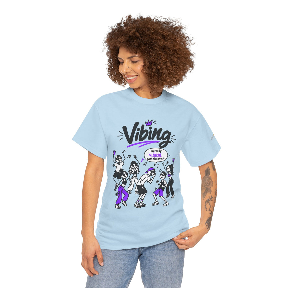Vibing Dance Party Tee — "I'm Really Vibing" Graphic T-Shirt