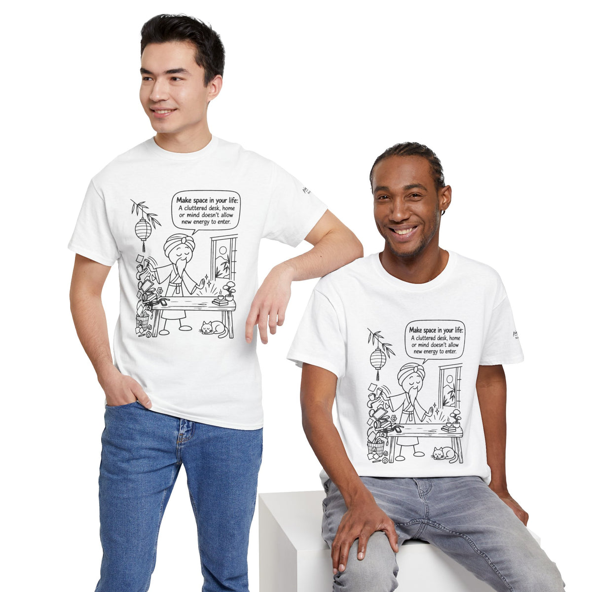"Make Space in Your Life" Desk Humor Tee