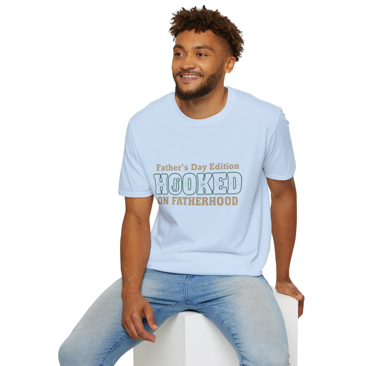 Hooked on Fatherhood T-Shirt — Father's Day Edition Dad Tee