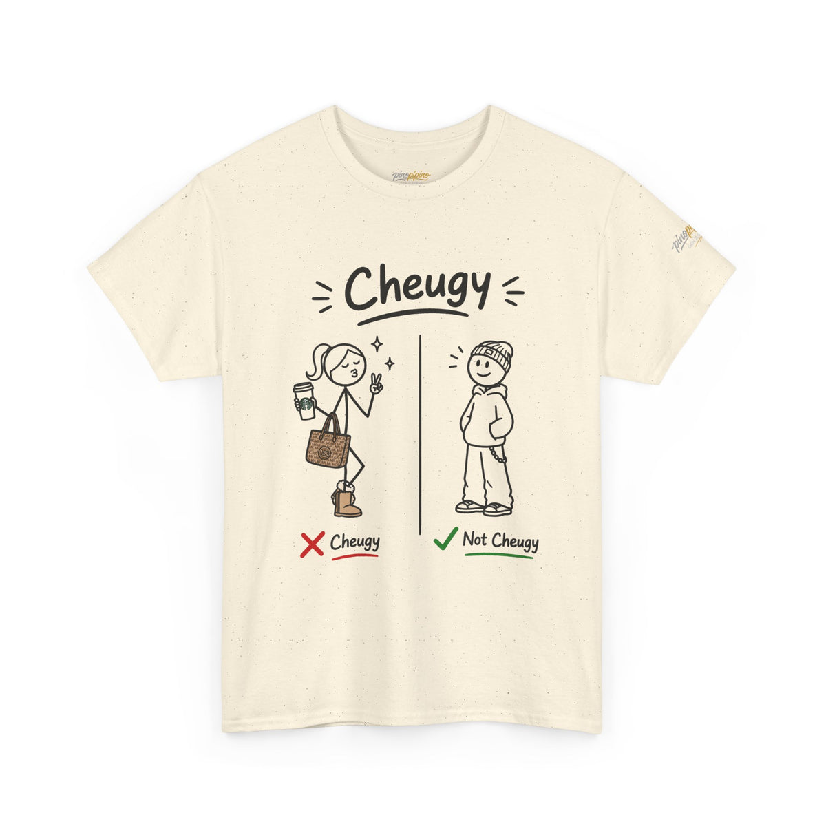 Cheugy vs Not Cheugy Graphic Tee
