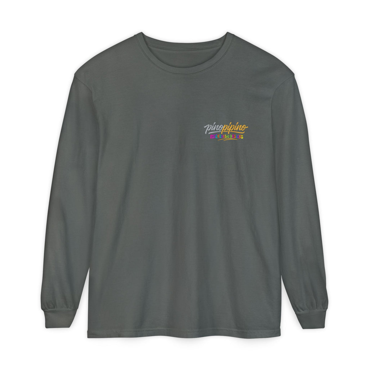 "When the Shrooms Bloom, The Goom Zooms" Psychedelic Design Long Sleeve T-Shirt