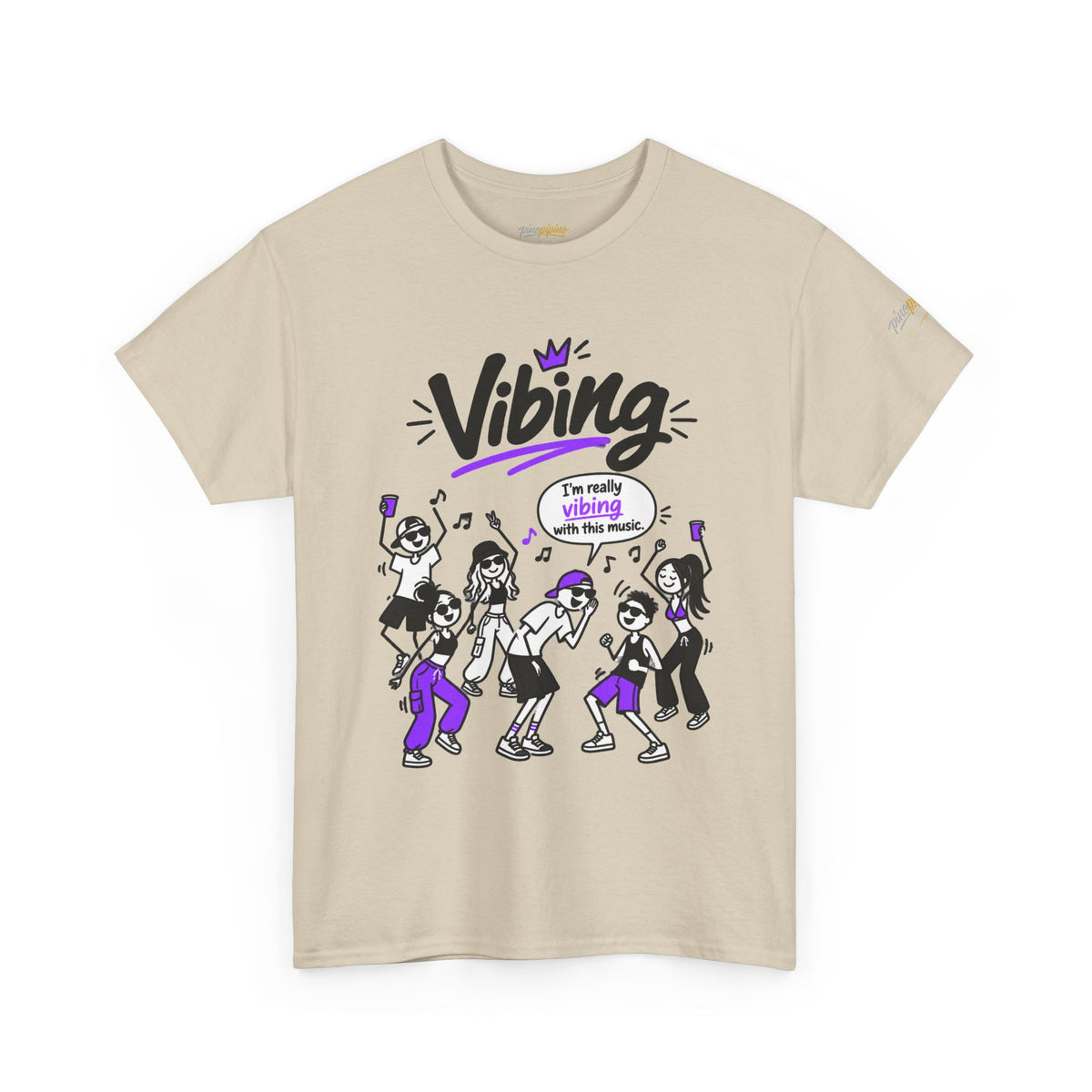 Vibing Dance Party Tee — "I'm Really Vibing" Graphic T-Shirt