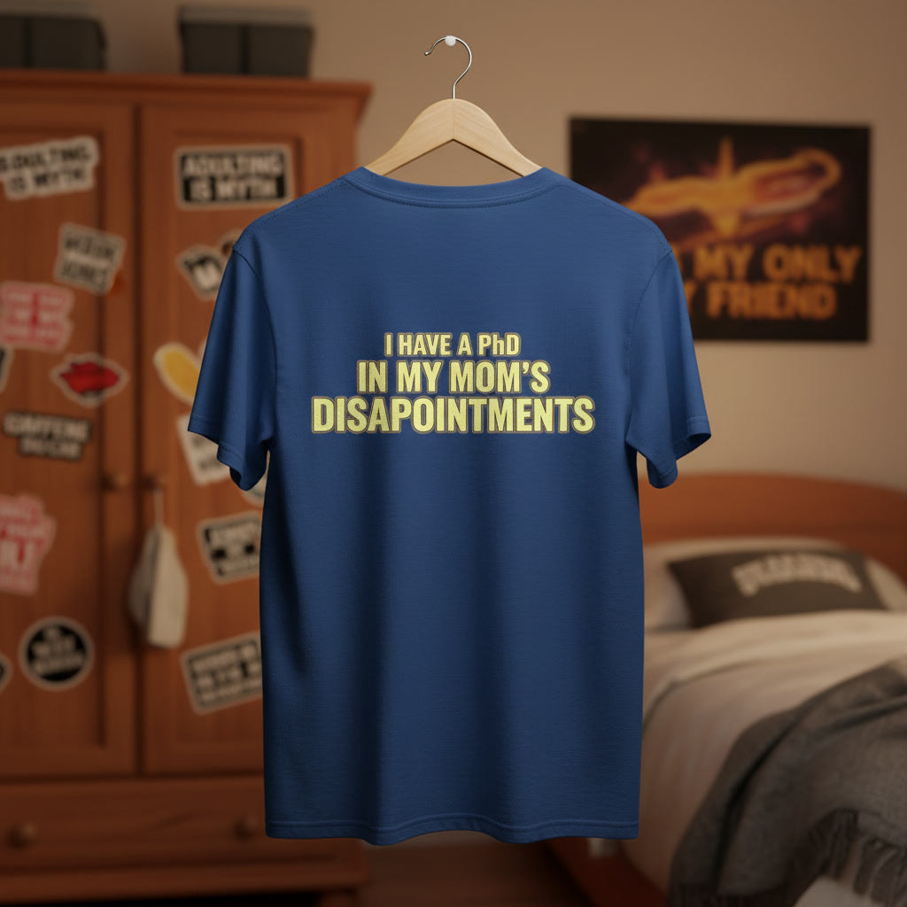I Have a PhD in My Mom's Disappointments T-Shirt