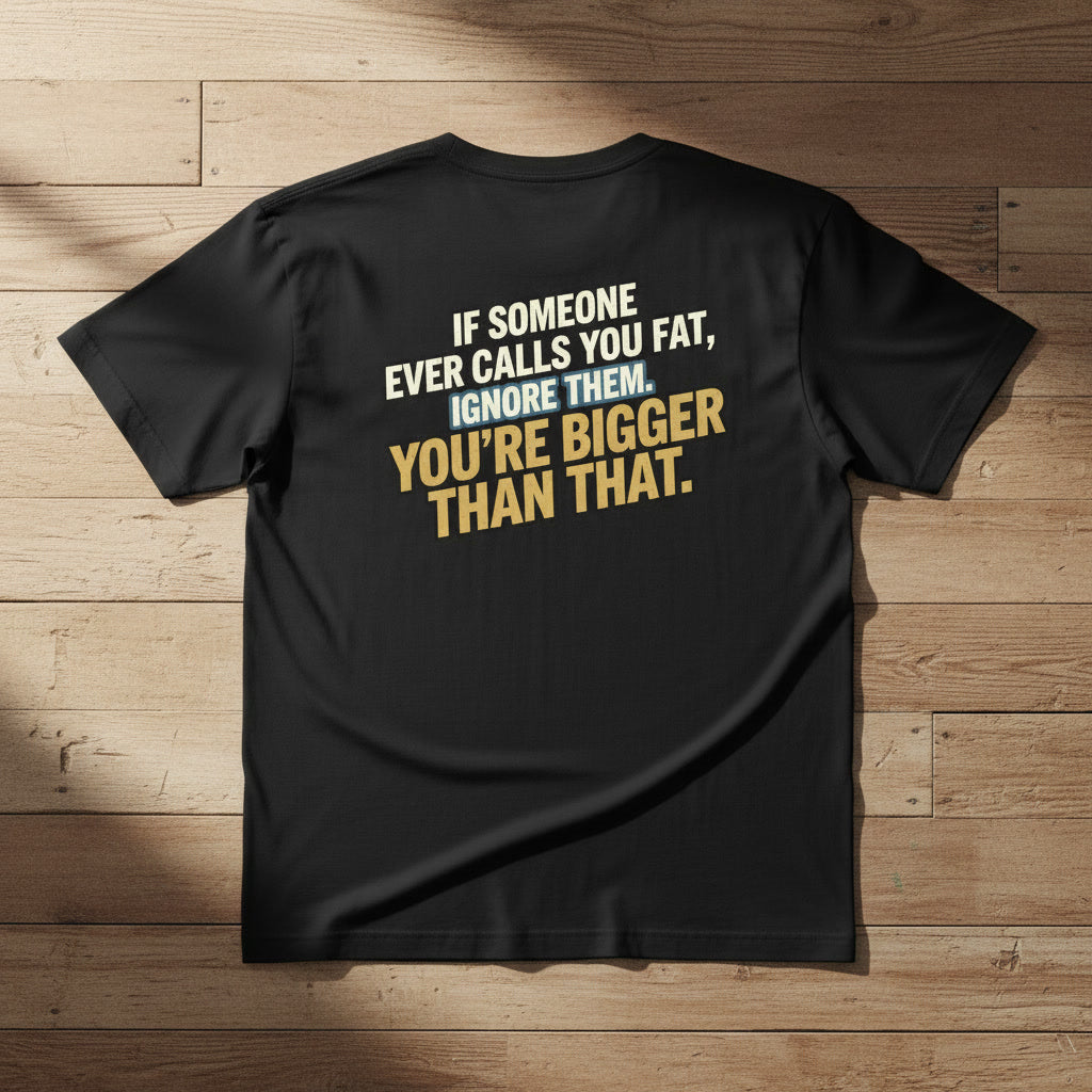 “You’re Bigger Than That” Humorous Quote Tee