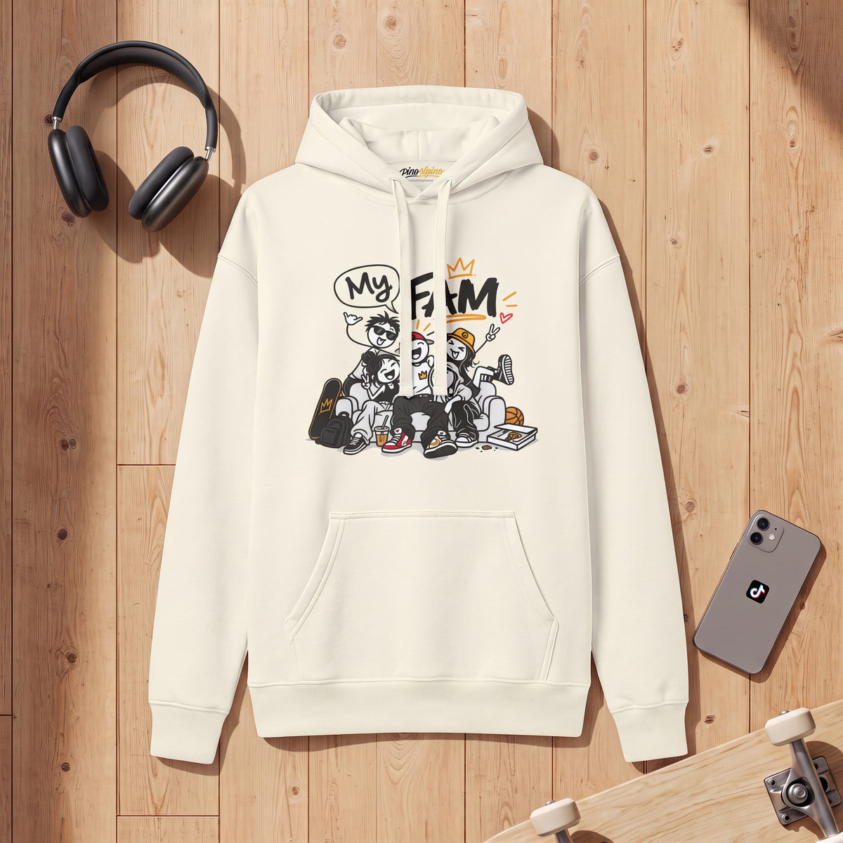 "My Fam" - pinopipino Gen Z Series Hoodie