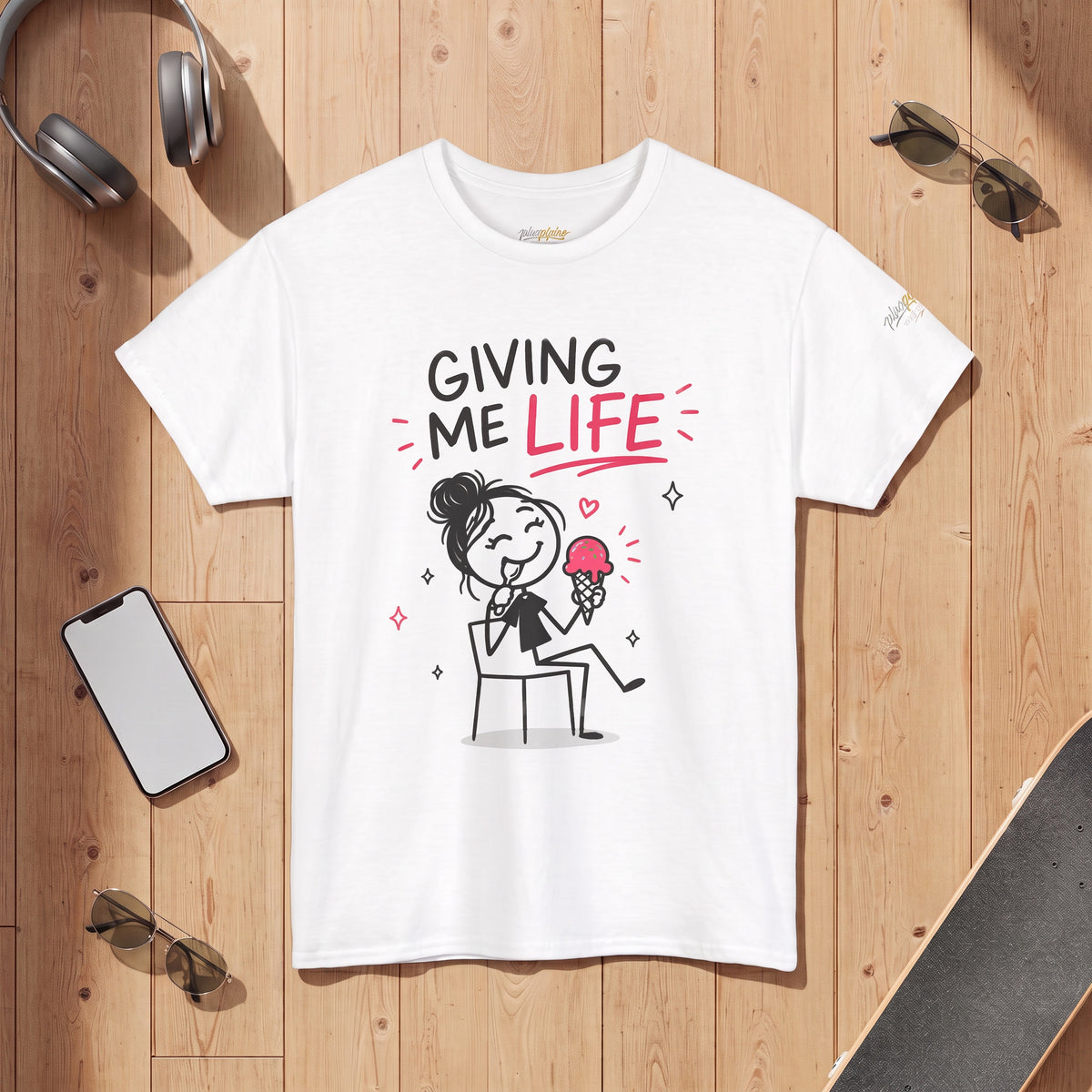 "Giving Me Life" Ice Cream Lover T-shirt