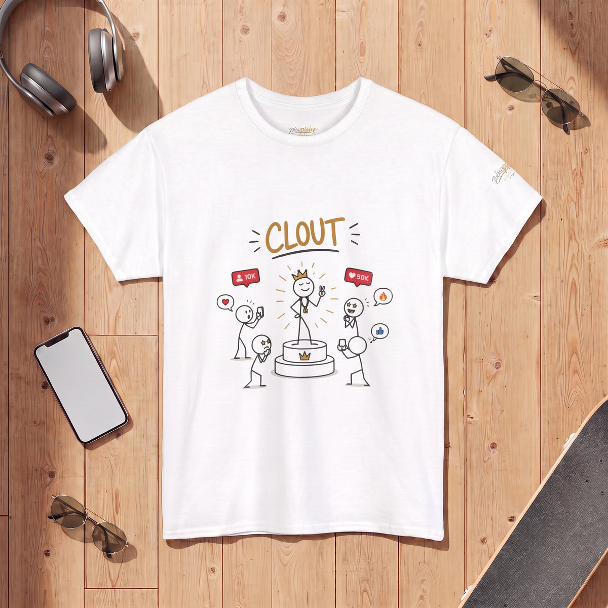 "Clout" Social Media Graphic Tee