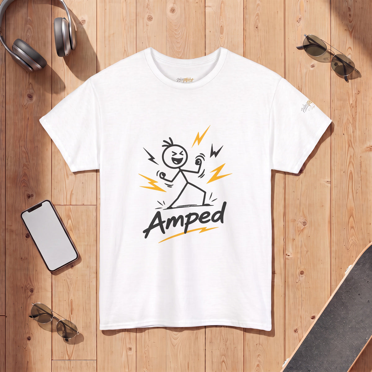 Electric Stick Figure "Amped" T-Shirt