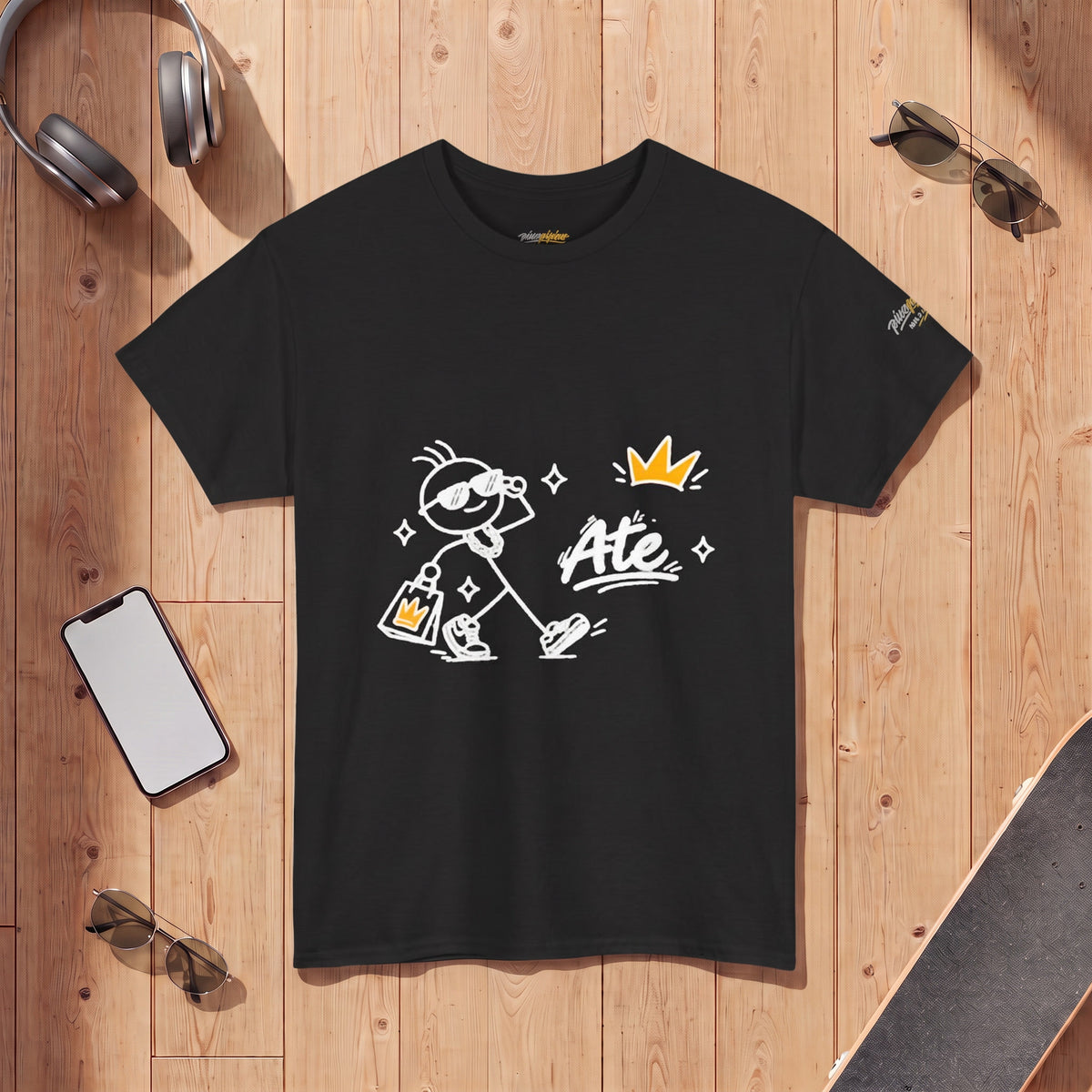 "Ate" Gen Z Slang - Stick Figure Tee
