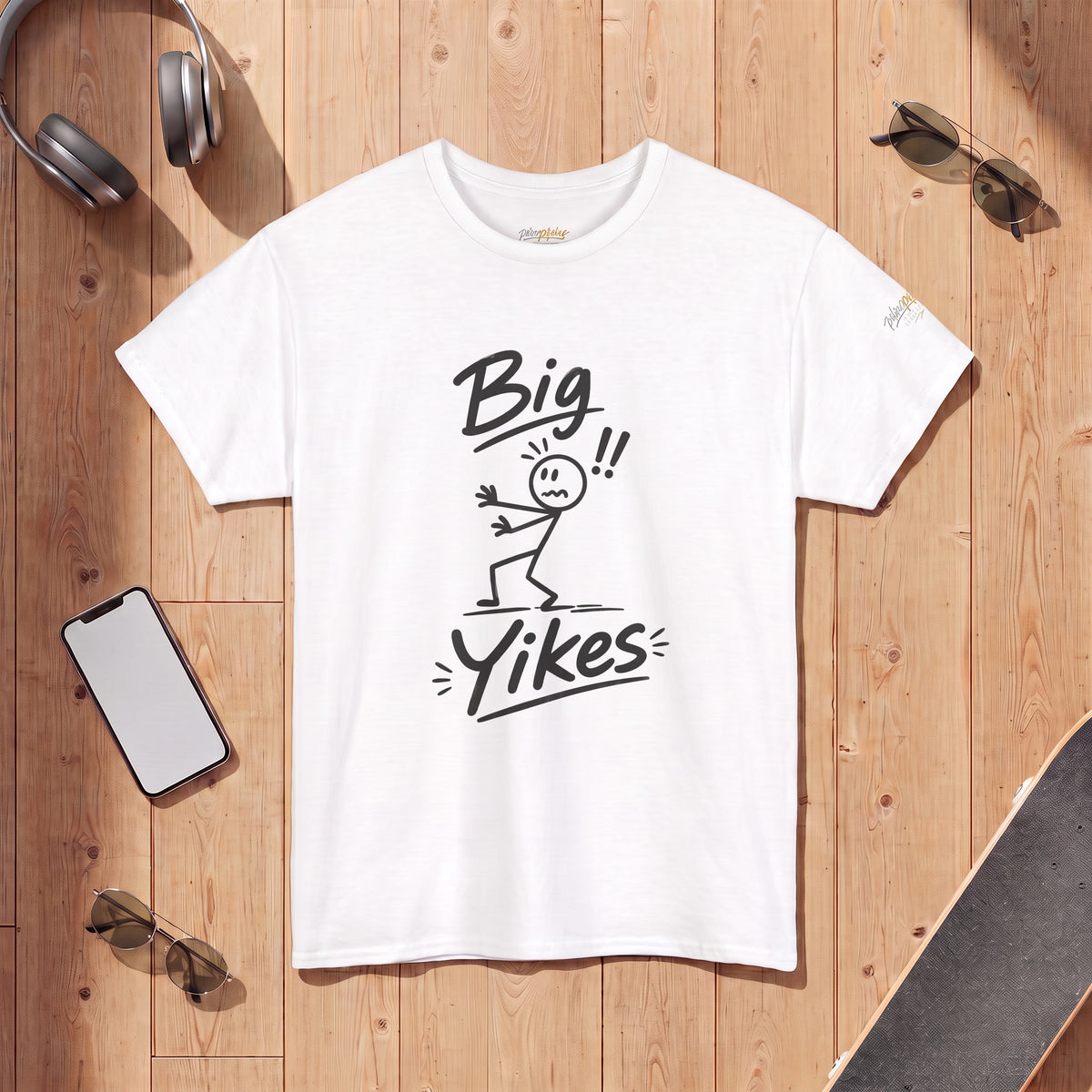 "Big Yikes Tee" — Funny Graphic Cotton T‑Shirt