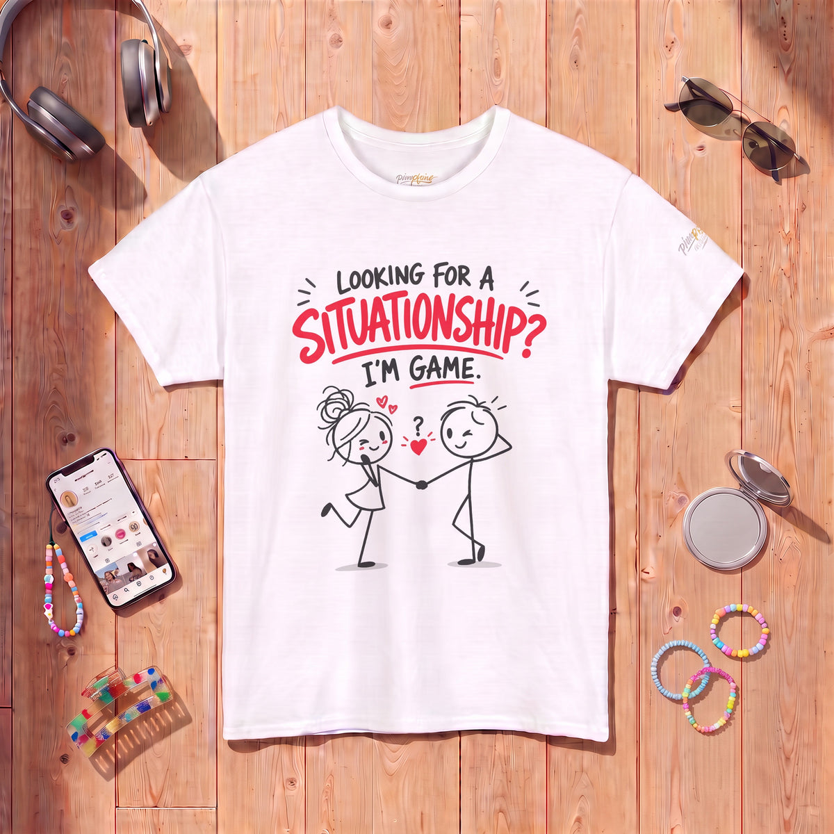 "Looking for a Situationship? I'm Game" T-Shirt