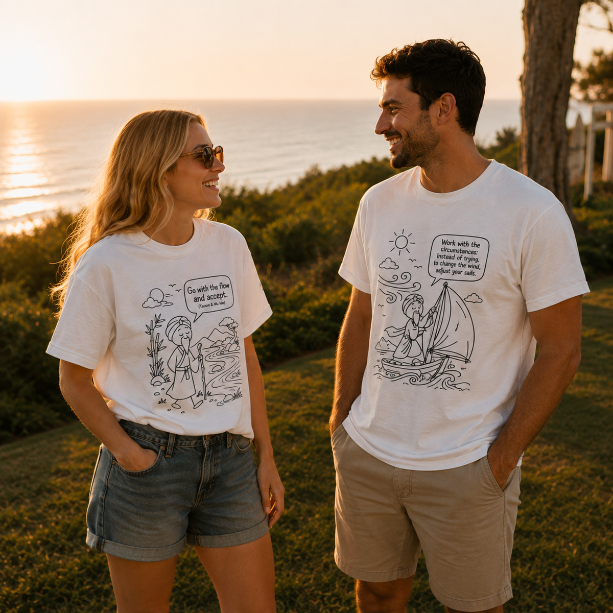 "Work with the circumstances" - Master Lee's Wisdom Tee