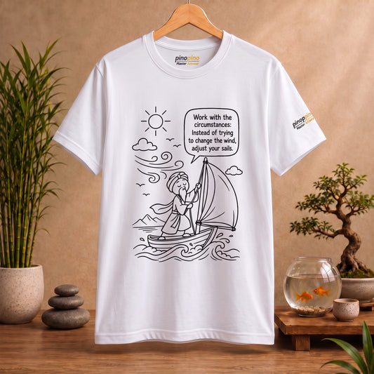 "Work with the circumstances" - Master Lee's Wisdom Tee