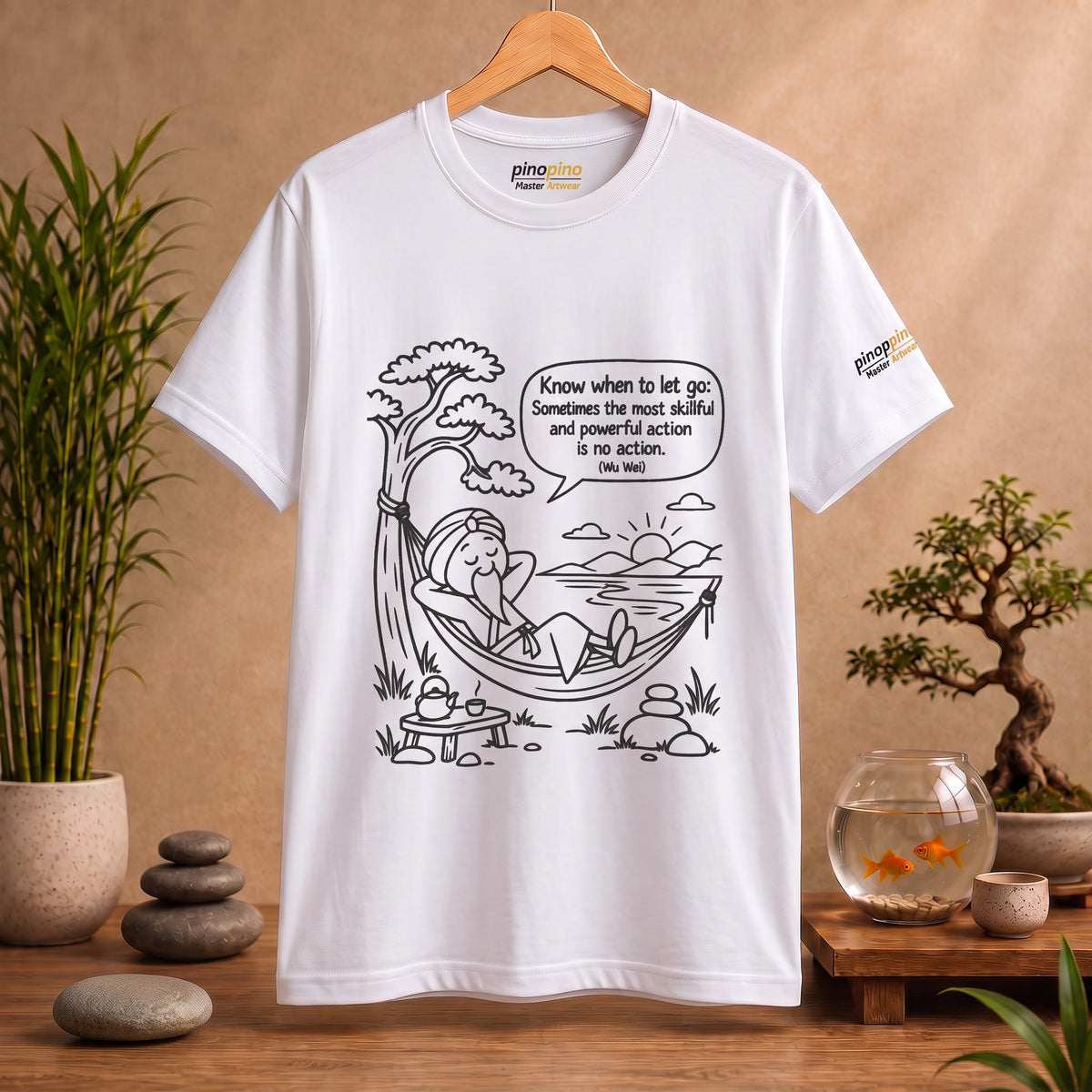 "Know when to let go" - Relaxing Hammock Graphic T-Shirt