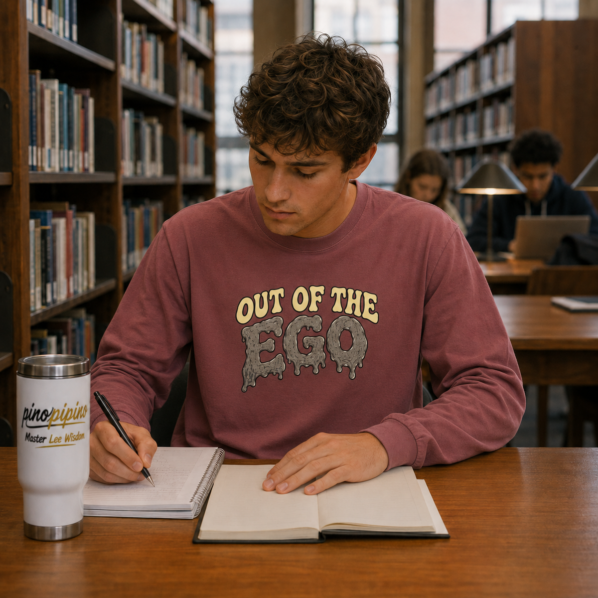 "Out of the Ego" Long Sleeve T-Shirt — Psychedelic DMT Blast Graphic